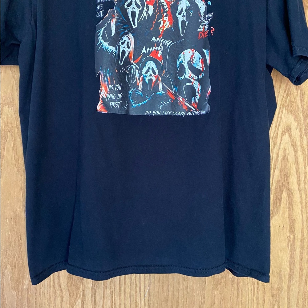 Scream Ghostface Halloween T-shirt - Picture 4 of 12